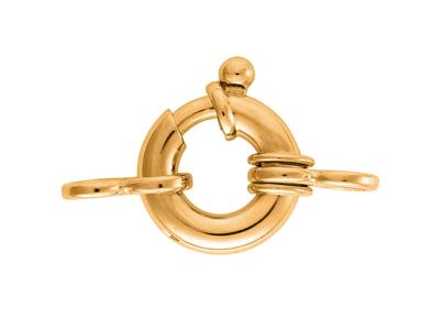 Anillo Marino Con Doble Anilla De 12mm, Oro Amarillo De 18k. Ref. 17074 - Imagen Estandar - 1
