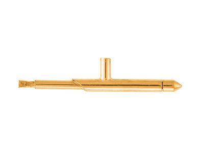 Sistema De Camisa De Bomba En Brutosin Tapn, Oro Amarillo De 18 Quil Ates. Ref. 07530, La Pieza