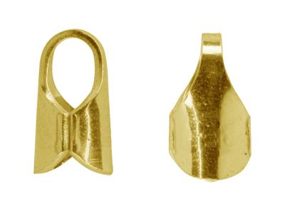 Terminal Tubo 3 Mm, Oro Amarillo 18k. Ref. 17197