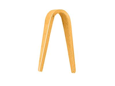 Fianza Triangular De 9,1 X 3 mm, Oro Amarillo De 18k. Ref. 07251-2 - Imagen Estandar - 2