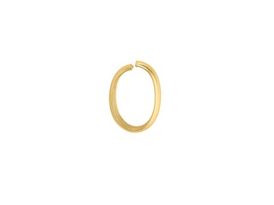 Beliere 07224-bis 12 Jonc 8,7x6,9mm Or Jaune 18k
