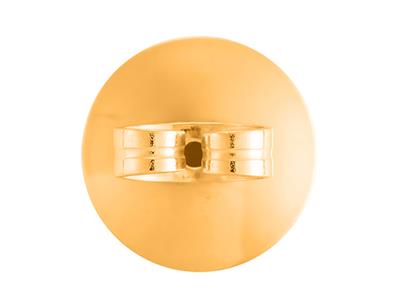 Tuerca Abombada De 6 mm, Oro Amarillo De 18k. Ref. 07406-6, Cada Uno - Imagen Estandar - 2