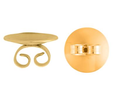 Tuerca Abombada De 8 mm, Oro Amarillo De 18k. Ref. 07406-8, Por Unidad - Imagen Estandar - 1