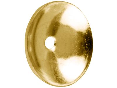 Casquillo Liso De 4 mm, Oro Amarillo De 18k. Ref. 04220 - Imagen Estandar - 1