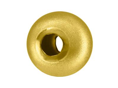 Boule Lourde Satine 2 Trous 9mm Or Jaune 18k La Piece - Imagen Estandar - 1