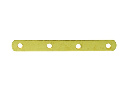 Separador De Barra De 4 Agujeros 22 Mm, Oro Amarillo De 18 Quilates. N 4 Bis