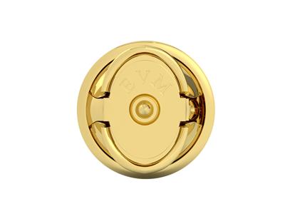 Sistema De Oído Evm, 7 mm, Oro Amarillo De 18 Quilates. Ref. 07481, Pieza - Imagen Estandar - 3