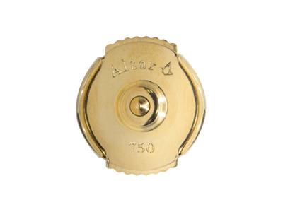Sistema De Cierre Altor Para Pendientes, 7 mm, Oro Amarillo De 18k. Ref. Alt01, La Pieza - Imagen Estandar - 2