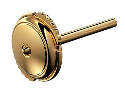 Sistema Smartlock De 7 Mm, Caña De 12 Mm, Oro Amarillo 3n De 18 Kt, Cada Uno