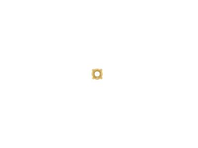 Engaste 4 Garras Para Piedra Redonda De 2,5 Mm, Oro Amarillo 18k Art.no. 01054 - Imagen Estandar - 2