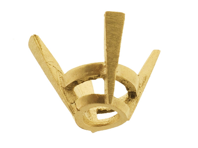 Engaste De 4 Puntas Para Gema Redonda De 6,5 mm, Oro Amarillo De 18k. Ref. 1798 - Imagen Estandar - 2