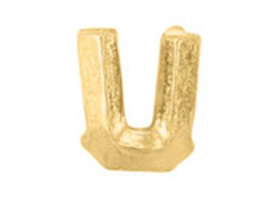 Bisel De 4 Puntas Para Piedra Redonda De 4,3 mm, Oro Amarillo De 18k. Ref. 01291 - Imagen Estandar - 3