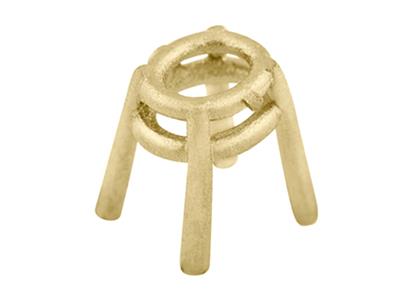 Engaste Ovalado De 4 Garras De 5,50x 4,50 mm, Oro Amarillo De 18k. Re F. 04146 - Imagen Estandar - 2