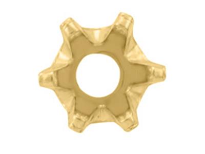 Engaste De 6 Puntas Para Piedra Redonda De 3,1 mm, Oro Amarillo De 18k. Ref. 01007 - Imagen Estandar - 2