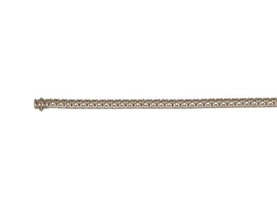 Pulsera River Para Engarzar, Para 53 Piedras Redondas De 0,05ct, 18 cm, Oro Gris 18k Ni - Imagen Estandar - 3