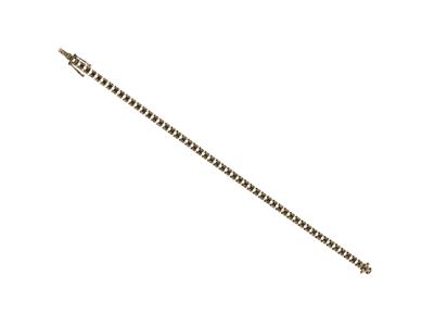 Pulsera River Para Engarzar, Para 53 Piedras Redondas De 0,05ct, 18 cm, Oro Gris 18k Ni - Imagen Estandar - 4