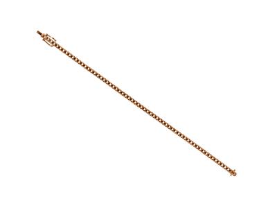 Pulsera Rivi}re Para Engarzar, Para62 Piedras Redondas De 0,03 Ct, 18  cm, Oro Rojo 5n De 18k - Imagen Estandar - 4