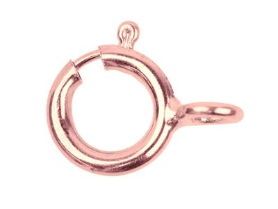 Anillo De Resorte Ligero De 5 mm, Oro Rojo De 18k. Ref. 07051 - Imagen Estandar - 1