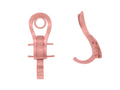 Sistema De Clip Para Orejas De 20 mm, Oro Rojo De 18k. Ref. 7304-ter, Par - Imagen Estandar - 1
