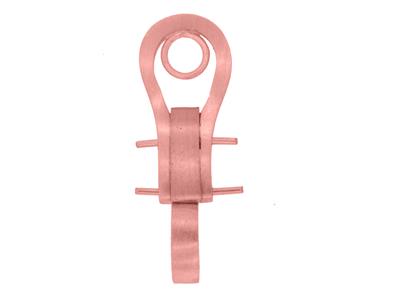 Sistema De Clip Para Orejas De 20 mm, Oro Rojo De 18k. Ref. 7304-ter, Par - Imagen Estandar - 2