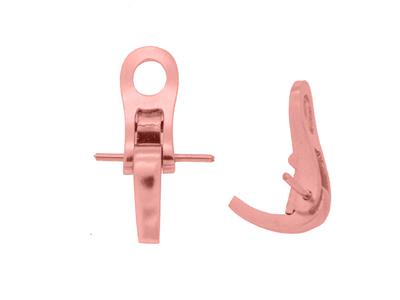 Sistema De Oreja Clip De 12 mm, Ororojo De 18k. Ref. 7349-bis, El Par - Imagen Estandar - 1