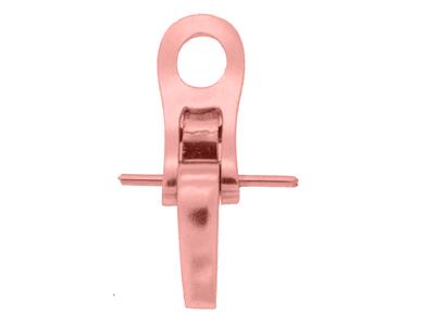Sistema De Oreja Clip De 12 mm, Ororojo De 18k. Ref. 7349-bis, El Par - Imagen Estandar - 2