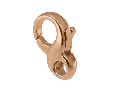 Cierre Menotte En Forma De Ocho De 9,80 Mm, Oro Rojo De 18 Quilates. Ref. 17069 - Imagen Estandar - 2