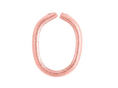 Asa 12 Jonc 6,80 X 5,10 Mm, Oro Rojo 18k. Ref. 07225