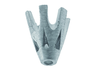 Bisel De 6 Puntas Para Piedra Redonda De 3,5 mm, Oro Gris De 18k Pd 10. Ref.2020 - Imagen Estandar - 2