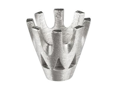 Bisel De 8 Puntas Para Piedra Redonda De 5,5 mm, Oro Gris De 18k Pd 10. Ref.2020 - Imagen Estandar - 2