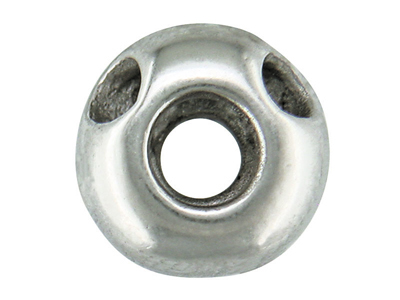 Pasamuros Redondo 9 mm, Oro Blanco 18k Pd 10. Ref. 7255 3,6 MM A 4,5 MM - Imagen Estandar - 1