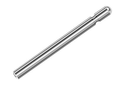 Varilla Única Para Tuerca De Pendiente 1 X 10 mm, Oro Blanco 18k Pd 13. Ref. 07400-10, Por Unidad 100% Oro Reciclado - Imagen Estandar - 3