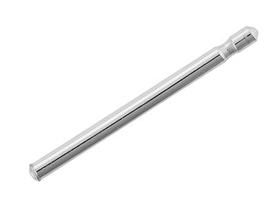 Poste Único Para Tuerca De Pendiente 0,7 X 10mm, Oro Blanco 18k Pd 13.ref. 07407-bis, Par - Imagen Estandar - 3