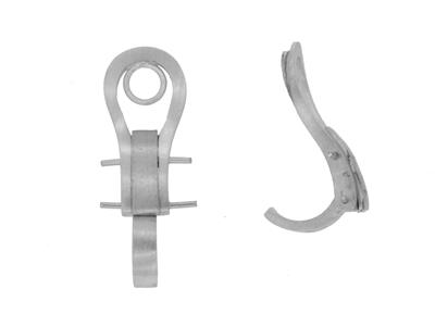 Sistema De Clip Para Orejas 20 mm, Oro Blanco 18k Pd 6. Ref. 7304-ter,el Par - Imagen Estandar - 1