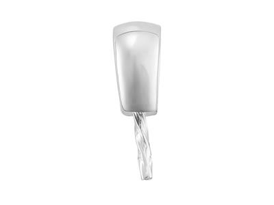 Fianza Para Perla De 8 a 10 mm, Orogris 18k. Ref. Be139 - Imagen Estandar - 3
