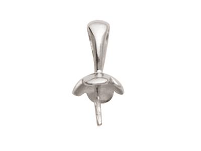 Fianza Para Perla De 7 a 10 mm, Orogris 18k. Ref. Be135 - Imagen Estandar - 1