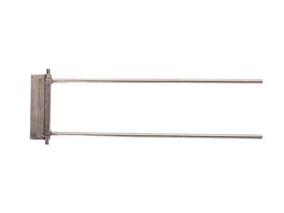 Sistema De Broche De Doble Alfiler De 8 Mm, Orgris 18k Pd 12,5. Ref. 07202-bis - Imagen Estandar - 1