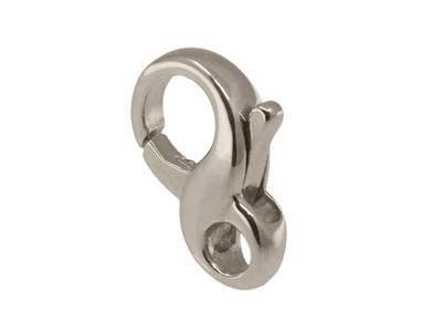 Cierre De Manilla En Forma De Ocho 9,80 Mm, Oro Gris 18k Pd. Ref. 17067 - Imagen Estandar - 2
