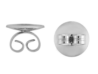 Tuerca Abombada 10 mm, Oro Blanco 18kpd 10. Ref. 07406-10, Pieza - Imagen Estandar - 1