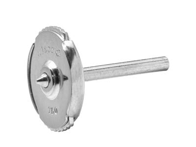 Sistema De Cierre Altor Para Pendientes, 6mm, Oro Gris De 18k Pd13.ref. Alt02, La Pieza