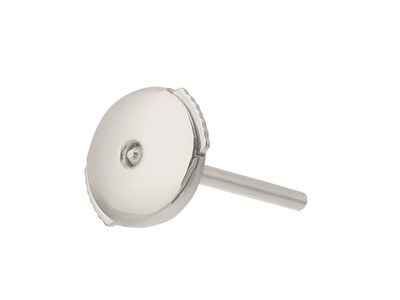 Sistema Rimlock 7,08 MM Vástago De 10,8 Mm, Oro Blanco De 18 K Chapadoen Rodio, La Pieza