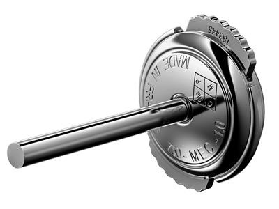 Sistema Smartlock 7 mm, Vástago De 12 mm, Pd13 Oro Gris De 18 K, Por Pieza - Imagen Estandar - 2