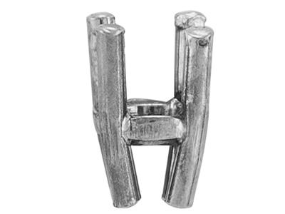 Engaste De 4 Puntas Para Piedra Redonda De 3 mm, Oro Gris De 18 Quilates Pd 12,5. Ref.01507 - Imagen Estandar - 1