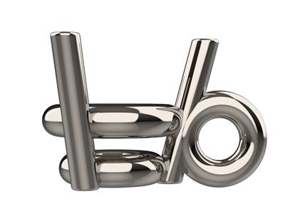 Engaste 3d, 3 Garras Bate Doble Conasa Para Piedra Redonda De 2,8mm, Oro Gris 18k Pd 13. Ref. 10310 - Imagen Estandar - 2