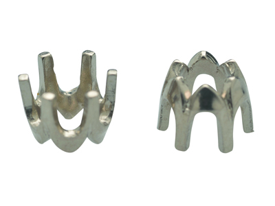 Engaste De 6 Garras Para Piedra Redonda De 5 mm, Oro Gris De 18k Pd 12,5. Ref.00093 - Imagen Estandar - 1