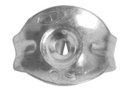 Cierre Belga Con Bordes Lisos, Oro Gris 18k. Ref. 07406-bis, La Pieza - Imagen Estandar - 2