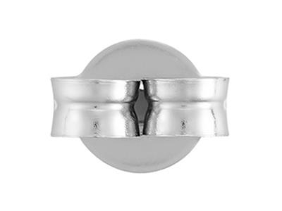 Poussette Belga Lisa, Oro Gris Rodiado De 18 Quilates. Ref. 07438. El Par - Imagen Estandar - 2