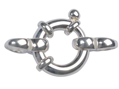 Anillo Marino Con Doble Anilla 14mm, Plata 925 Ref. 27085