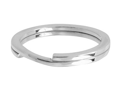 Llavero Anillo Partido 30mm, Plata925 Ref. 27052