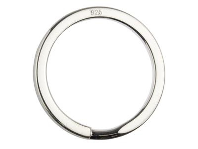 Llavero Anillo Partido 30 mm, Plata925 Ref. 27052 - Imagen Estandar - 2